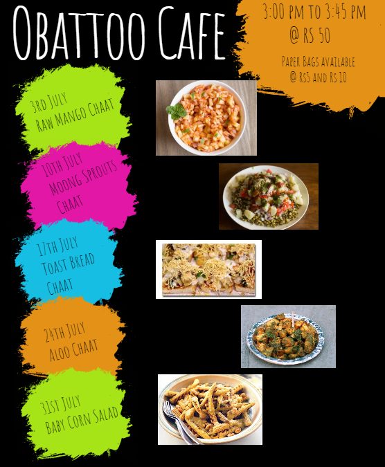Obattoo Cafe: July Flavours